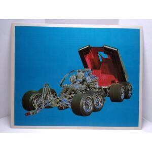 Martian Hot Rod Spider California Show Car Original Photo Print Jay Ohrberg 1969